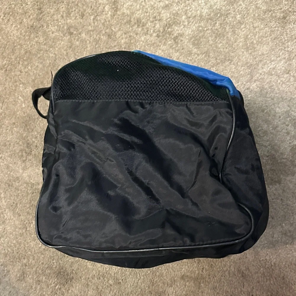 Nike Duffel Bag Gym Travel Sports Training Black Blue Colorway One Size